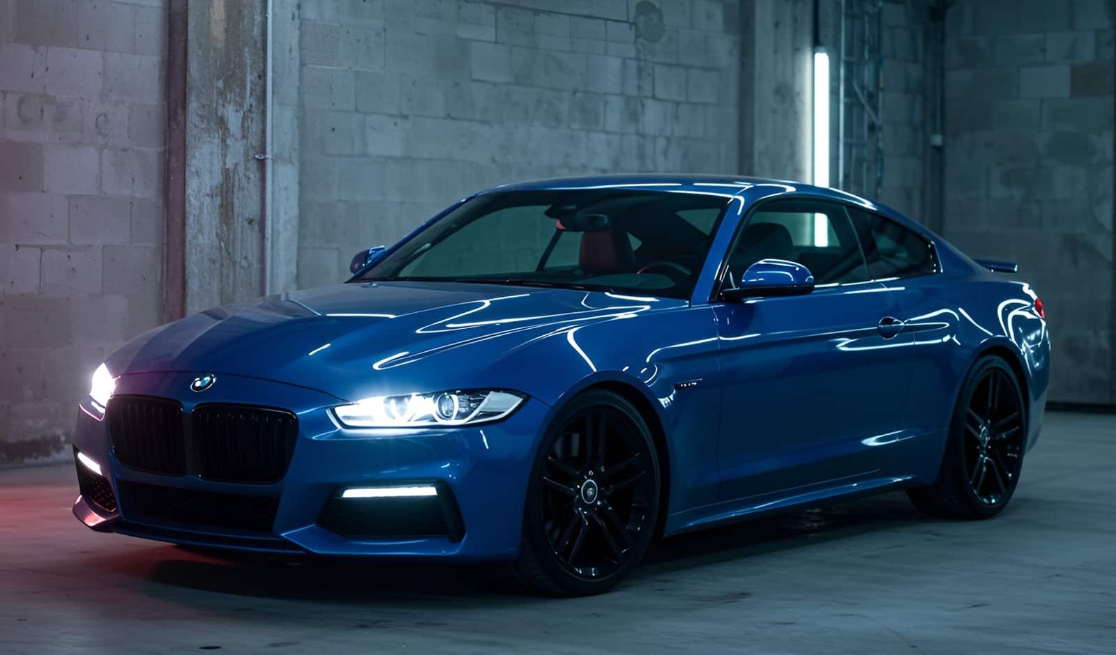Blue Metallic Car Paint