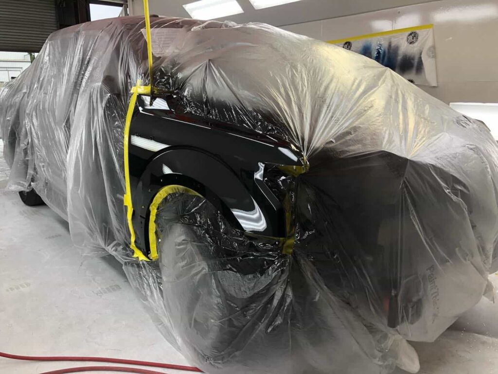 black car paint