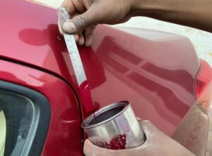 Home 72 Blending Paint on Car